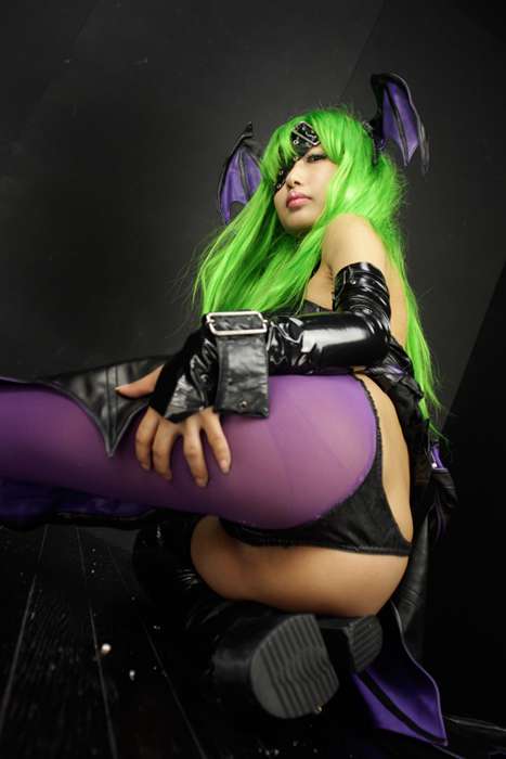 [Cosplay]ID0017 2013.03.26 Darkstalkers - Morrigan with great body in latex [222P128M].rar